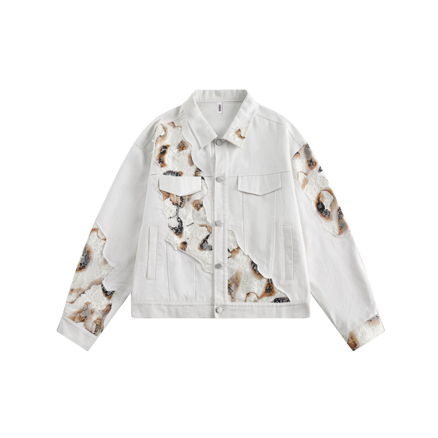 UNIKCOSA UrbanSoul LaceBurn Jacket Street Lace Splice π€