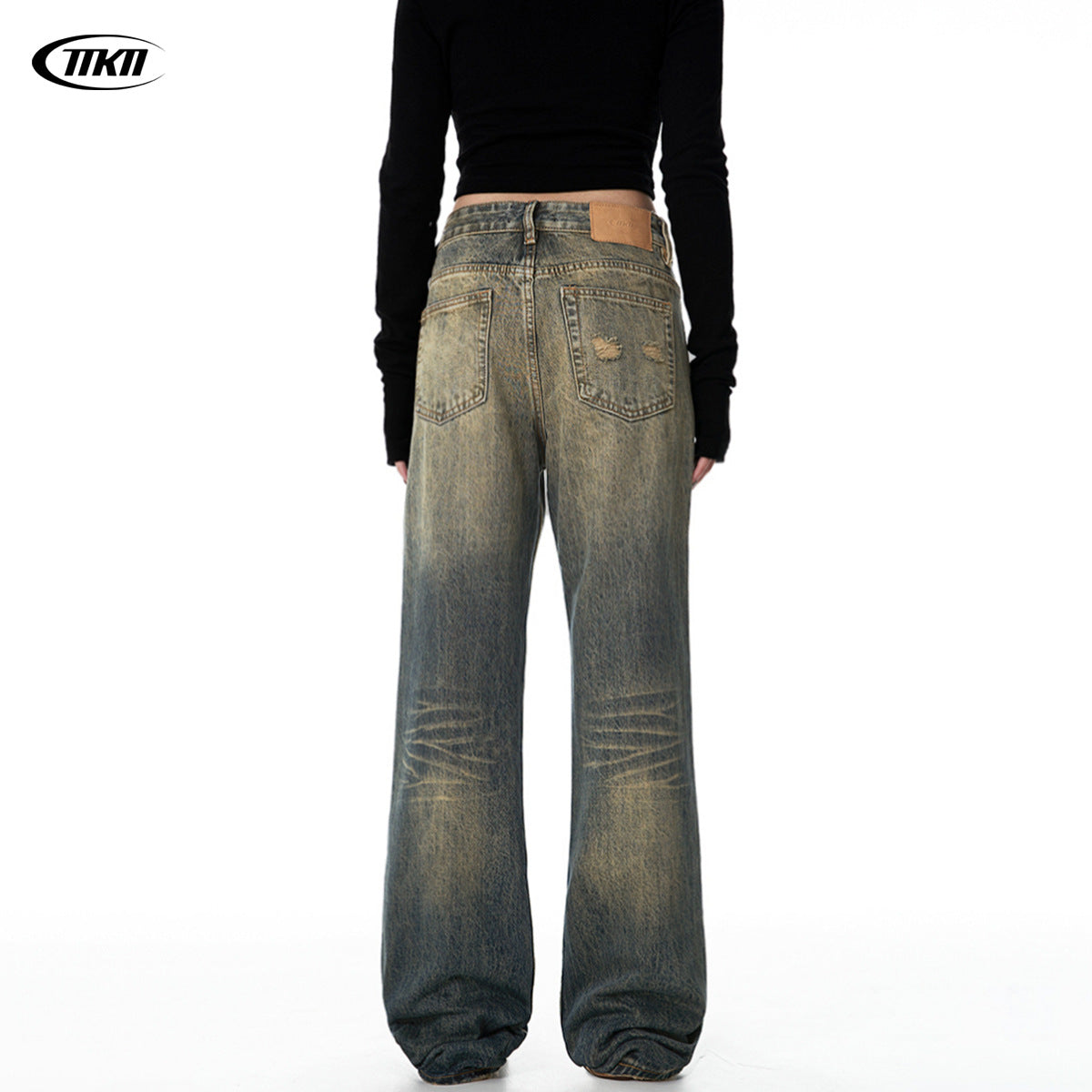 UNIKCOSA RetroMuse Denim Pants Long Straight Fit Seasons π«