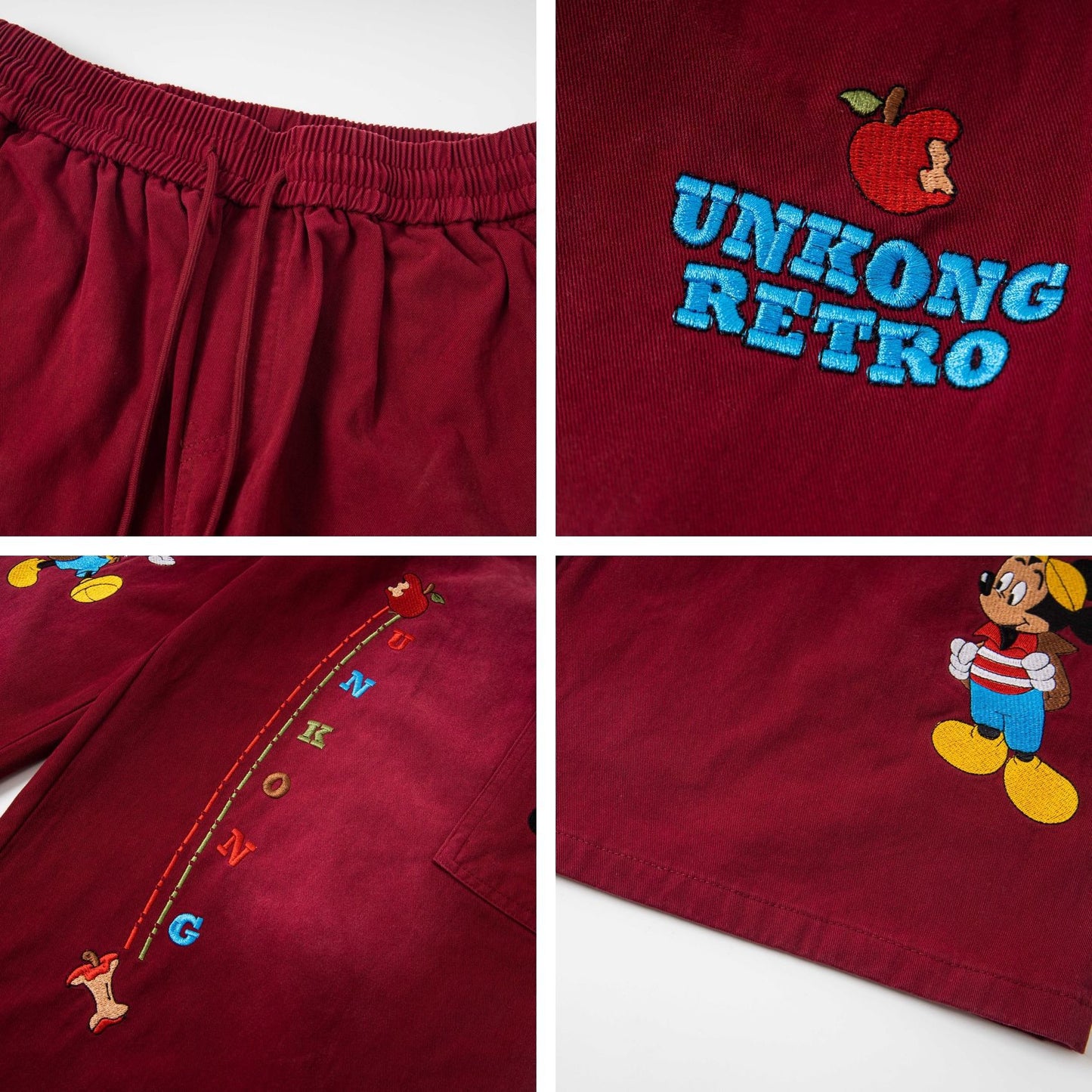 UNIKCOSA Velora Cartoon Drawstring Wide Leg Pants 🌆