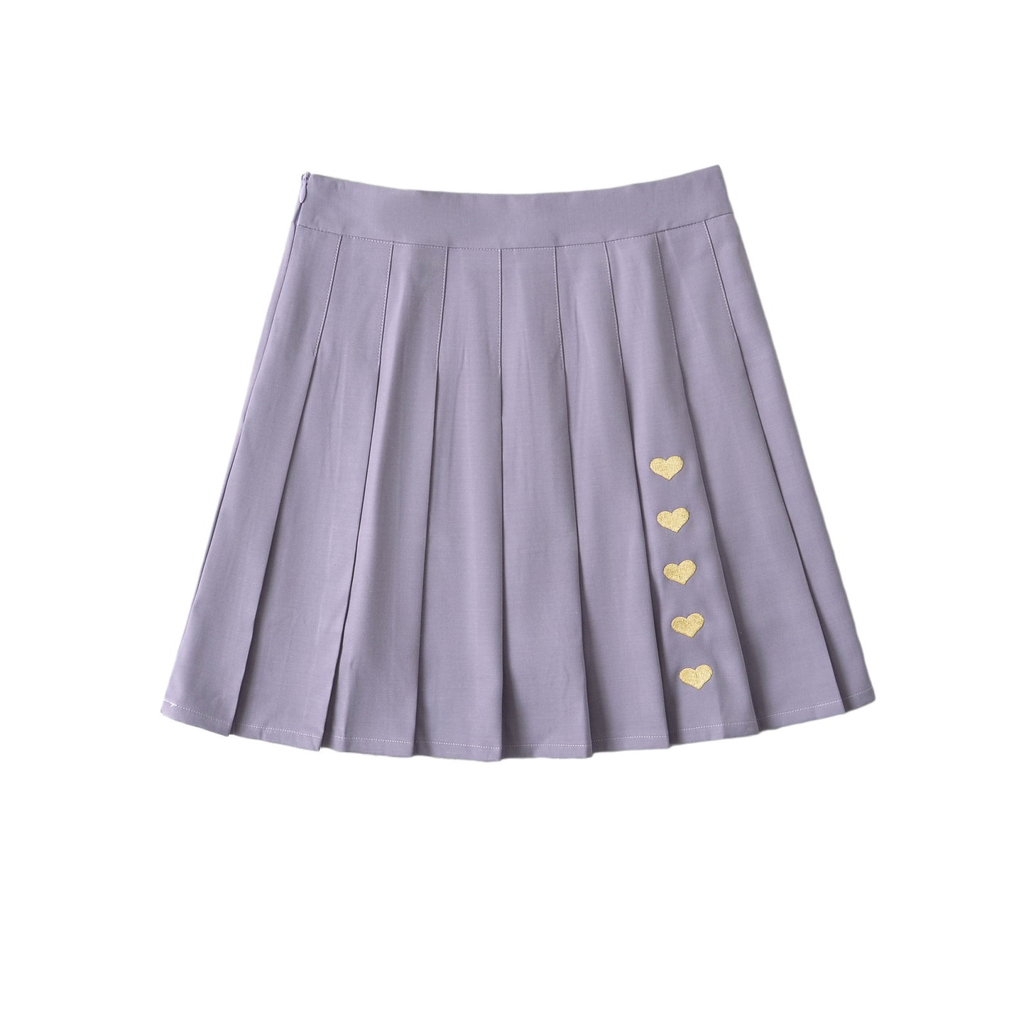 UNIKCOSA NoirFit Peach Heart Embroidered Half Length Skirt🌸