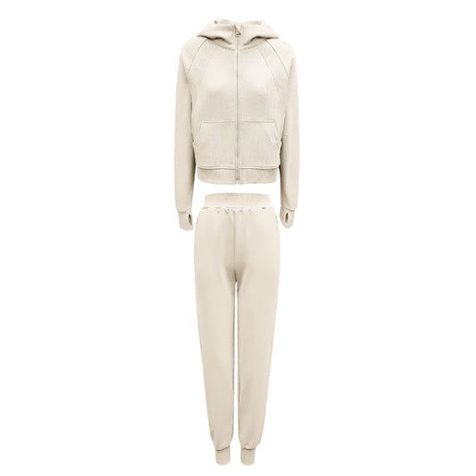 UNIKCOSA AeroFlex 2-Piece Hooded Sports Set for Women 🖤
