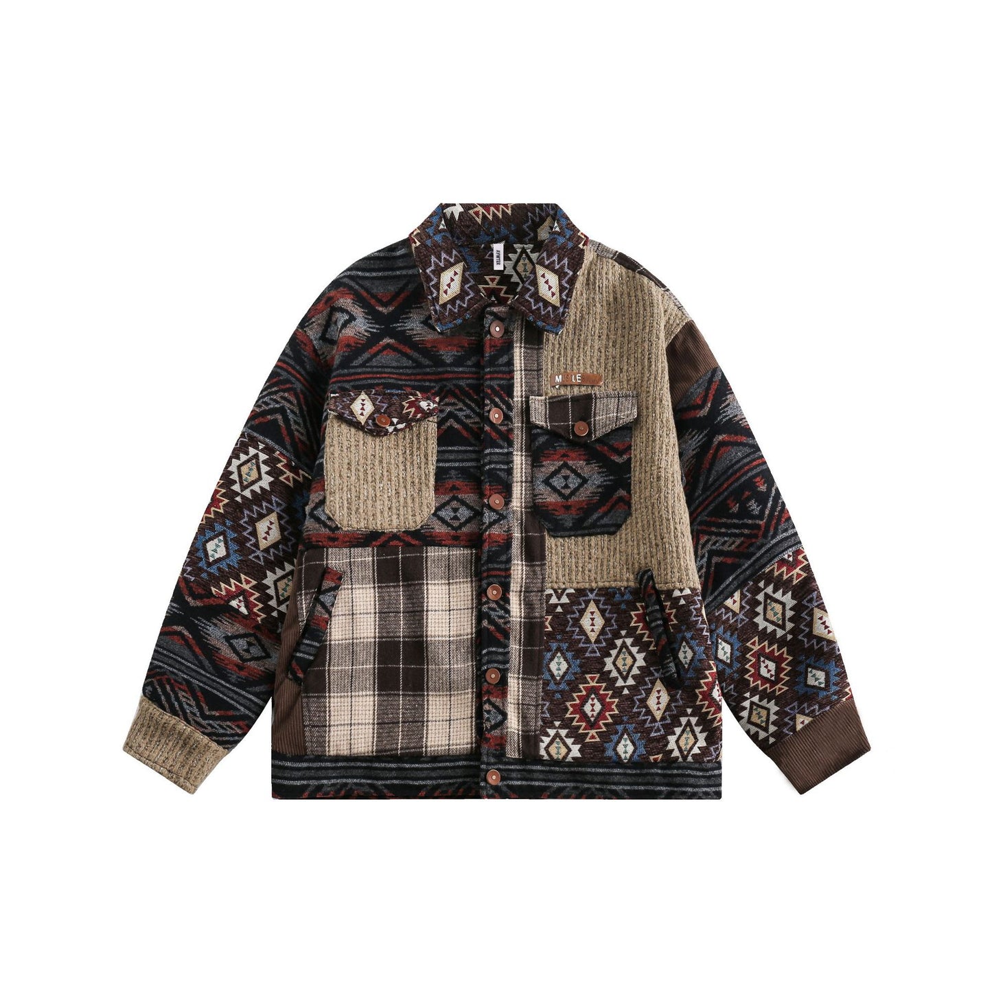 UNIKCOSA UrbanSoul Street Style Ethnic Spliced Jacket π«