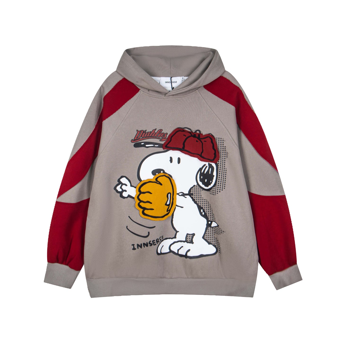 UNIKCOSA RetroMuse Snoopy Cartoon Print Hooded Sweatshirt 💫