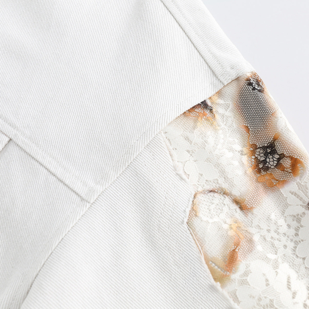 UNIKCOSA UrbanSoul LaceBurn Jacket Street Lace Splice π€