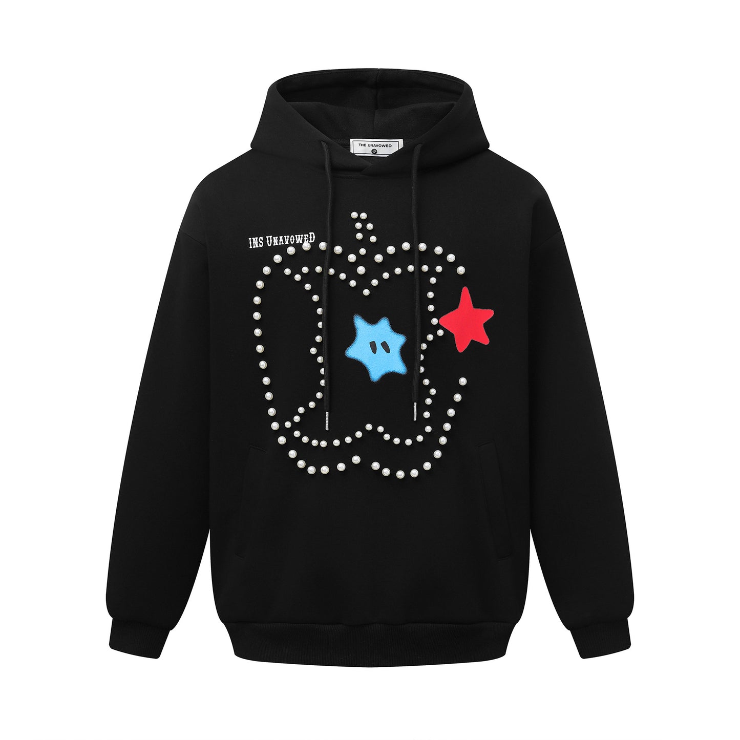 UNIKCOSA RetroMuse Nail Bead Design Hoodie Sweatshirt 🌆