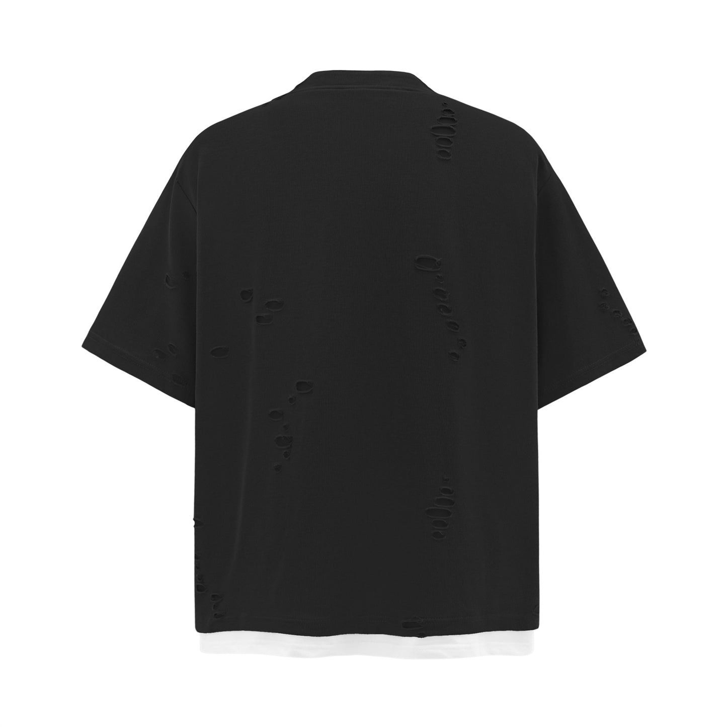 UNIKCOSA RebelRag Distressed Color Block Street T-Shirt π€ (Unisex)