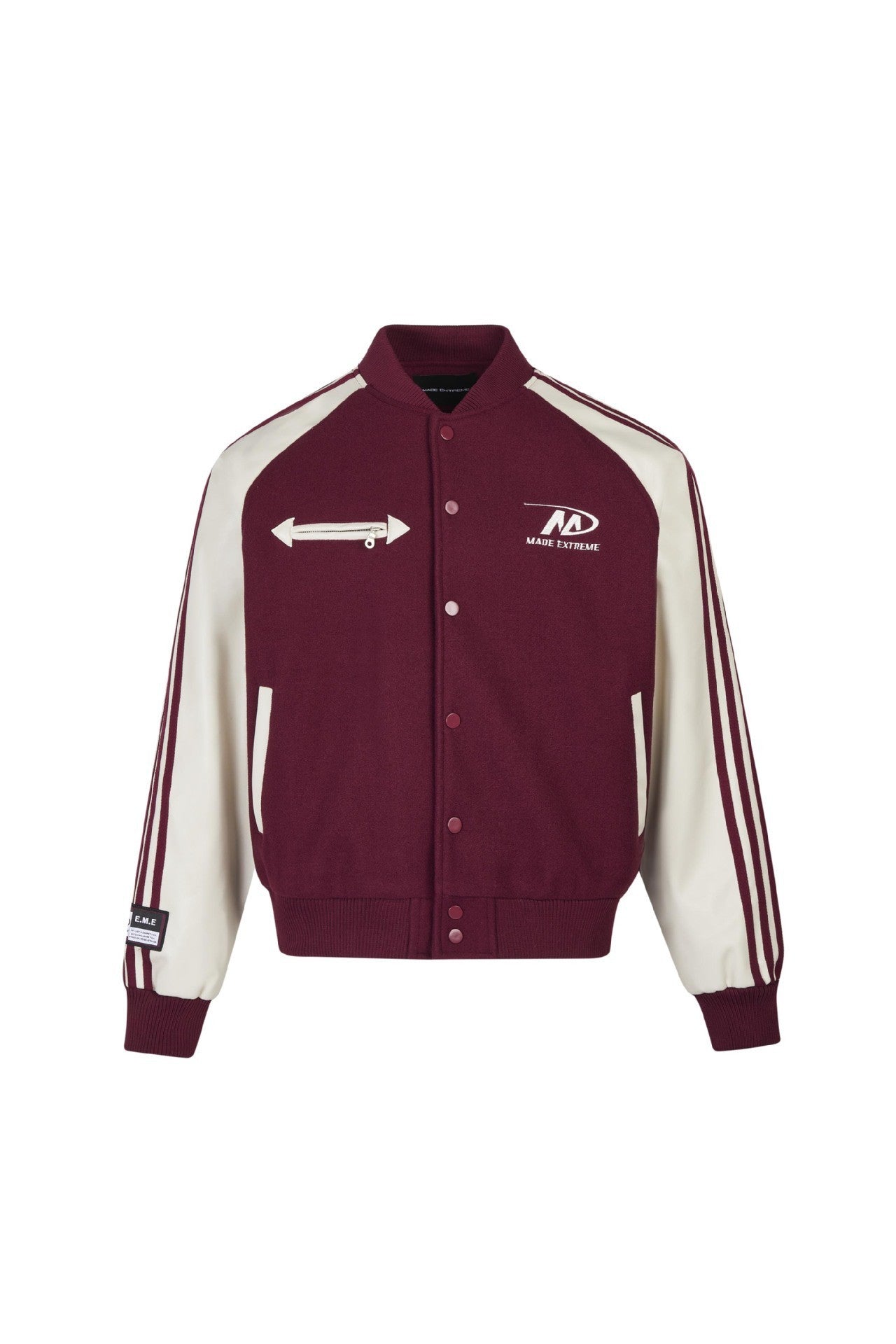 UNIKCOSA Velora Color Block PU Leather Street Jacket π«