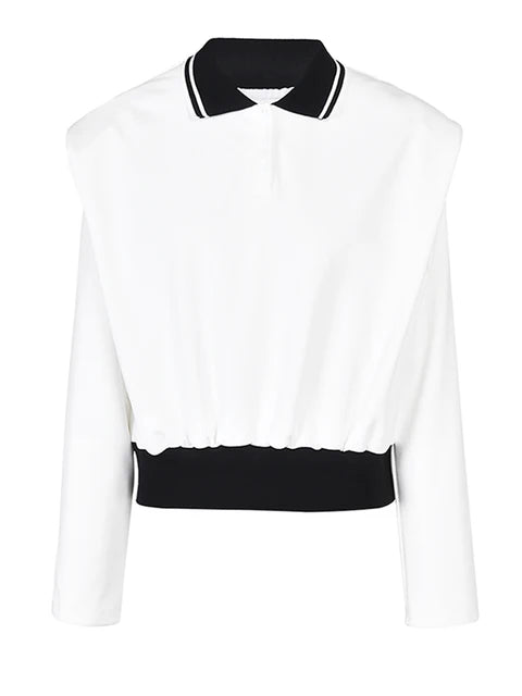 UNIKCOSA UrbanSoul Gray Striped Color-Block T-Shirt 💫