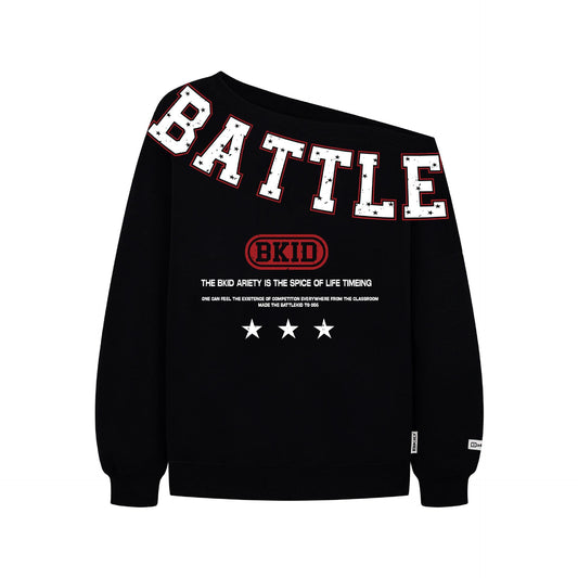 UNIKCOSA StreetMuse Mottled Letter Print Casual Hoodie for Men π€