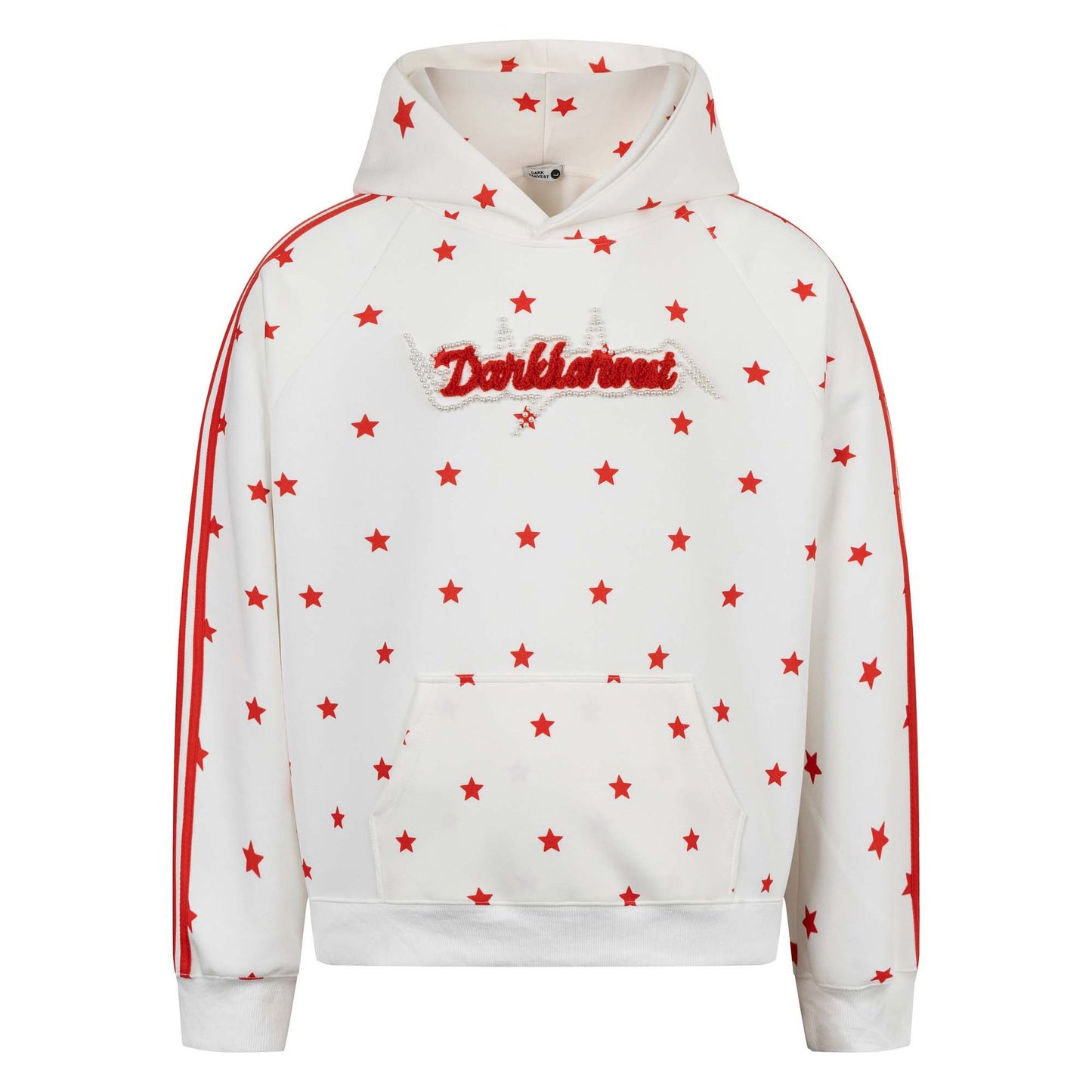 UNIKCOSA StarEdge Embroidered Rhinestone Street Hoodie ✨ (Unisex)