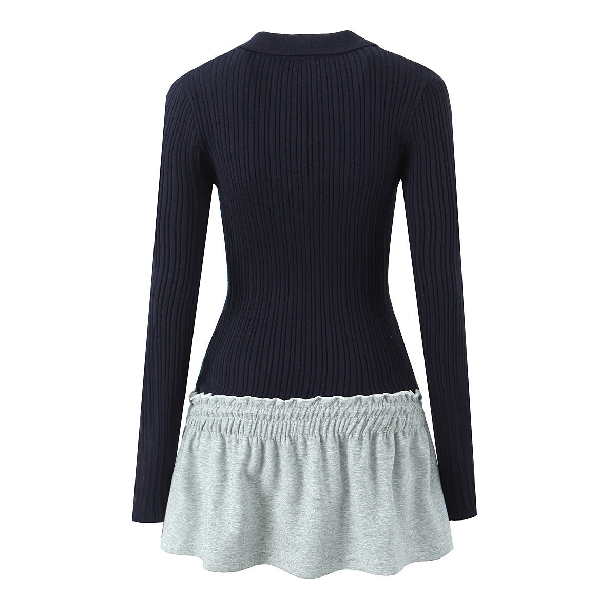 UNIKCOSA Velora Splicing Drawstring Ultra Short Dress π«