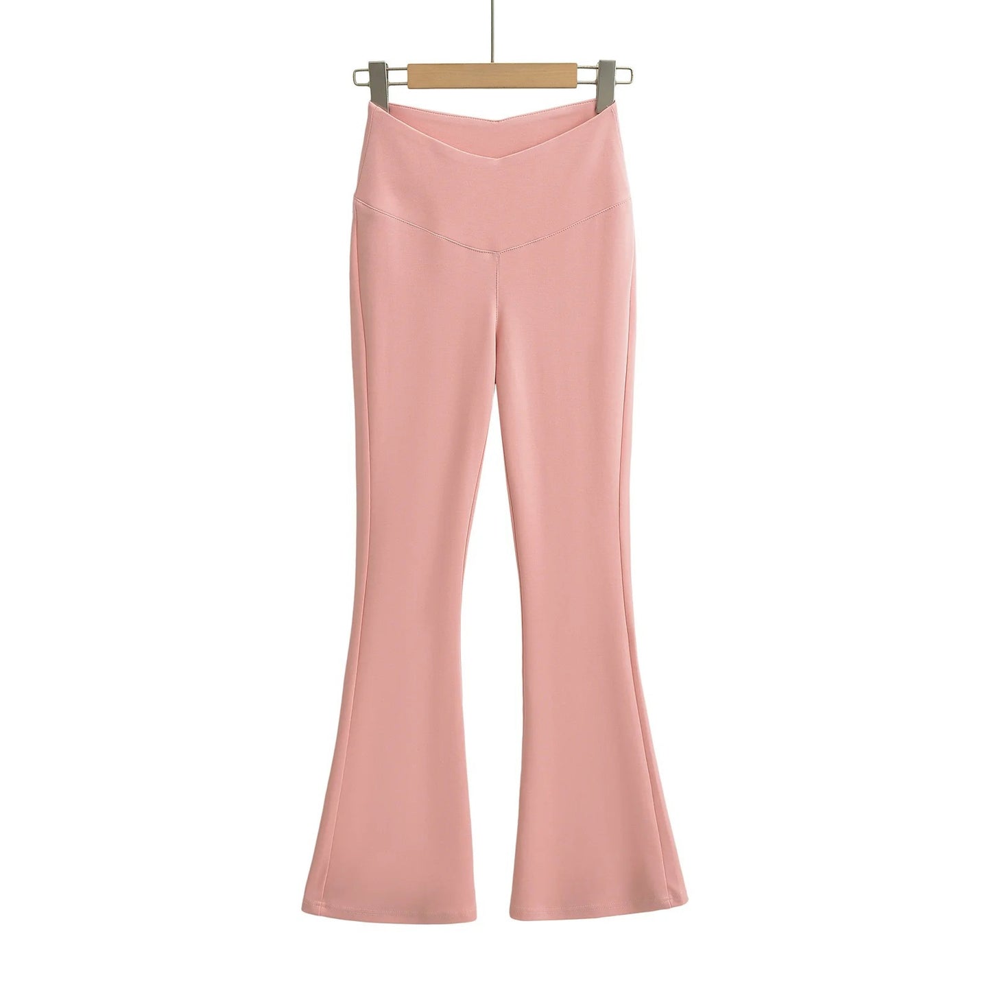 UNIKCOSA Velora V-Waist Design Flared Pants Cotton 💫