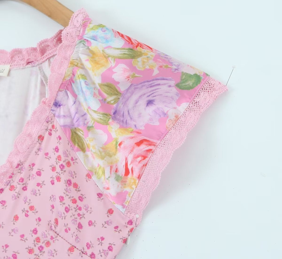 UNIKCOSA LuxeEase Elegant V Neck A Line Dress Printed 🌸