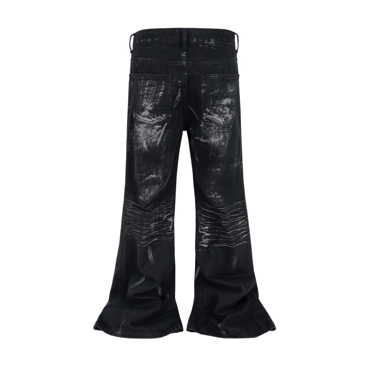 UNIKCOSA Velora Washed Rhinestone Denim Wide Leg Pants 💫