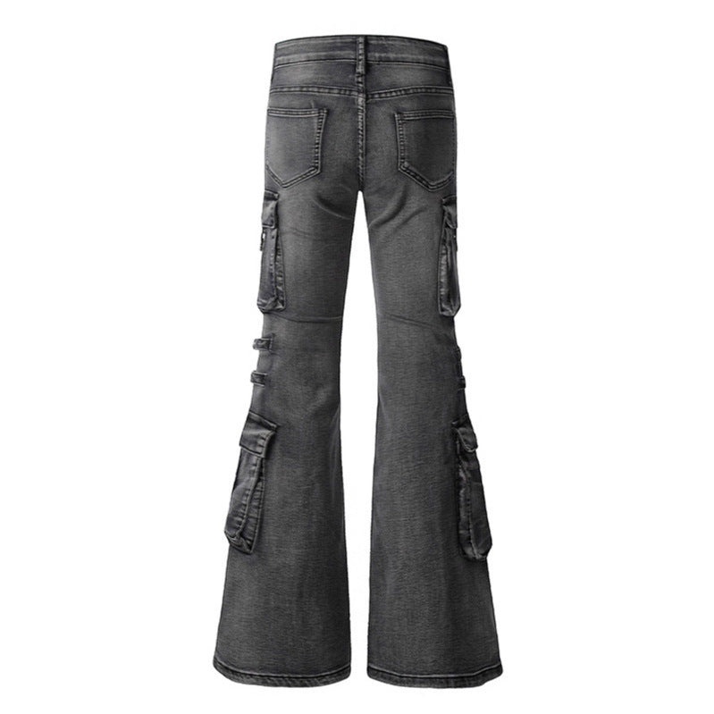 UNIKCOSA UrbanSoul LowCore Utility Jeans Multi Pocket π«