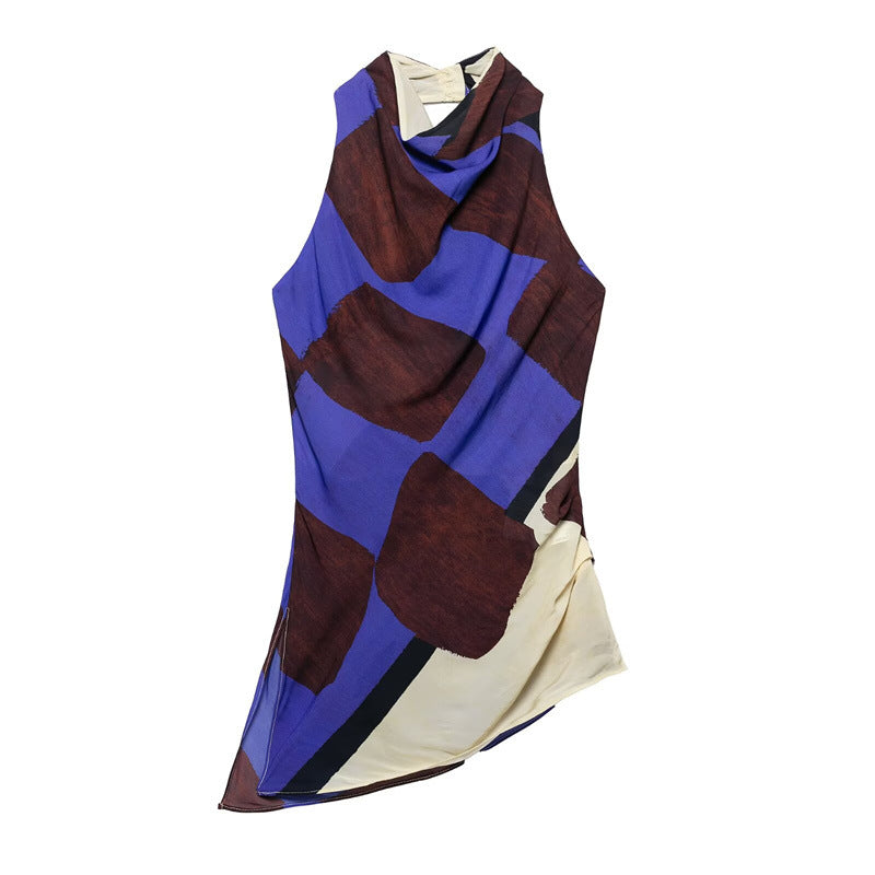 UNIKCOSA SkyMuse 2-Piece Halter Top & High-Waist Pant Set for Women 💙