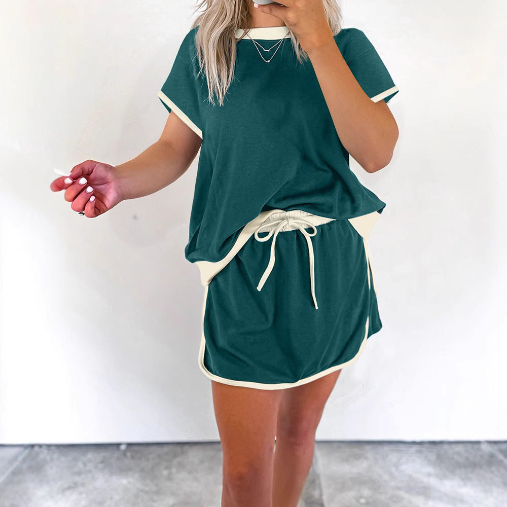 UNIKCOSA UrbanSoul Two Piece Set Colorblock Casual Edition 💫