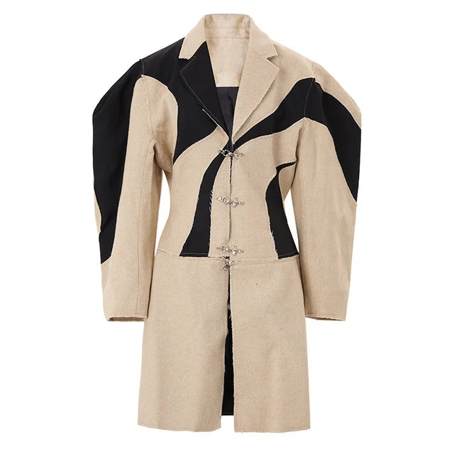 UNIKCOSA VerdeFlow Women’s Colorblock Knit Pullover