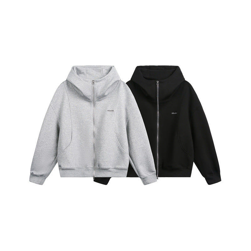 UNIKCOSA UrbanSoul Layer Zip Up Hoodie Casual Jacket 💫