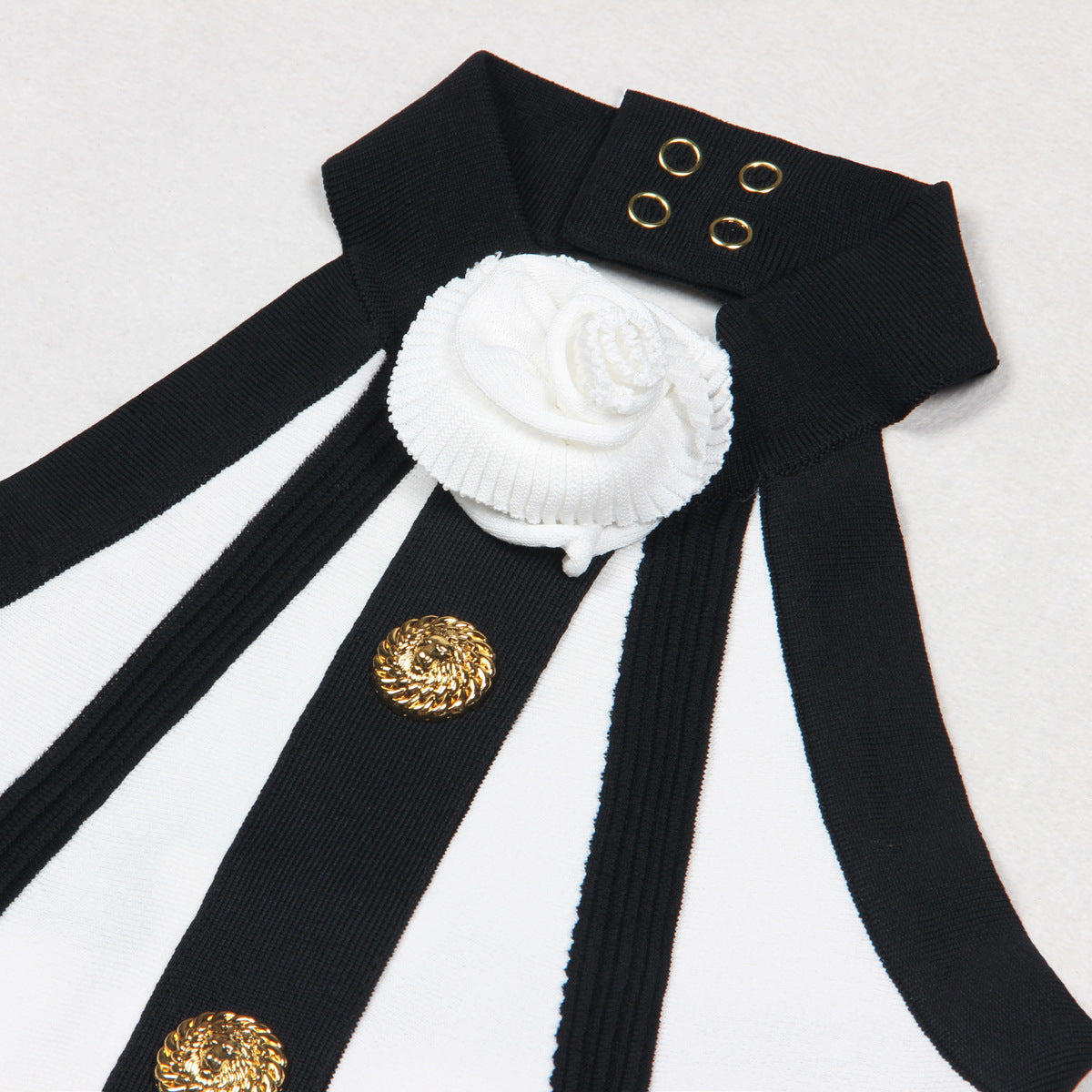 UNIKCOSA Velora Sleeveless Flower Knit Dress Back Zip π«