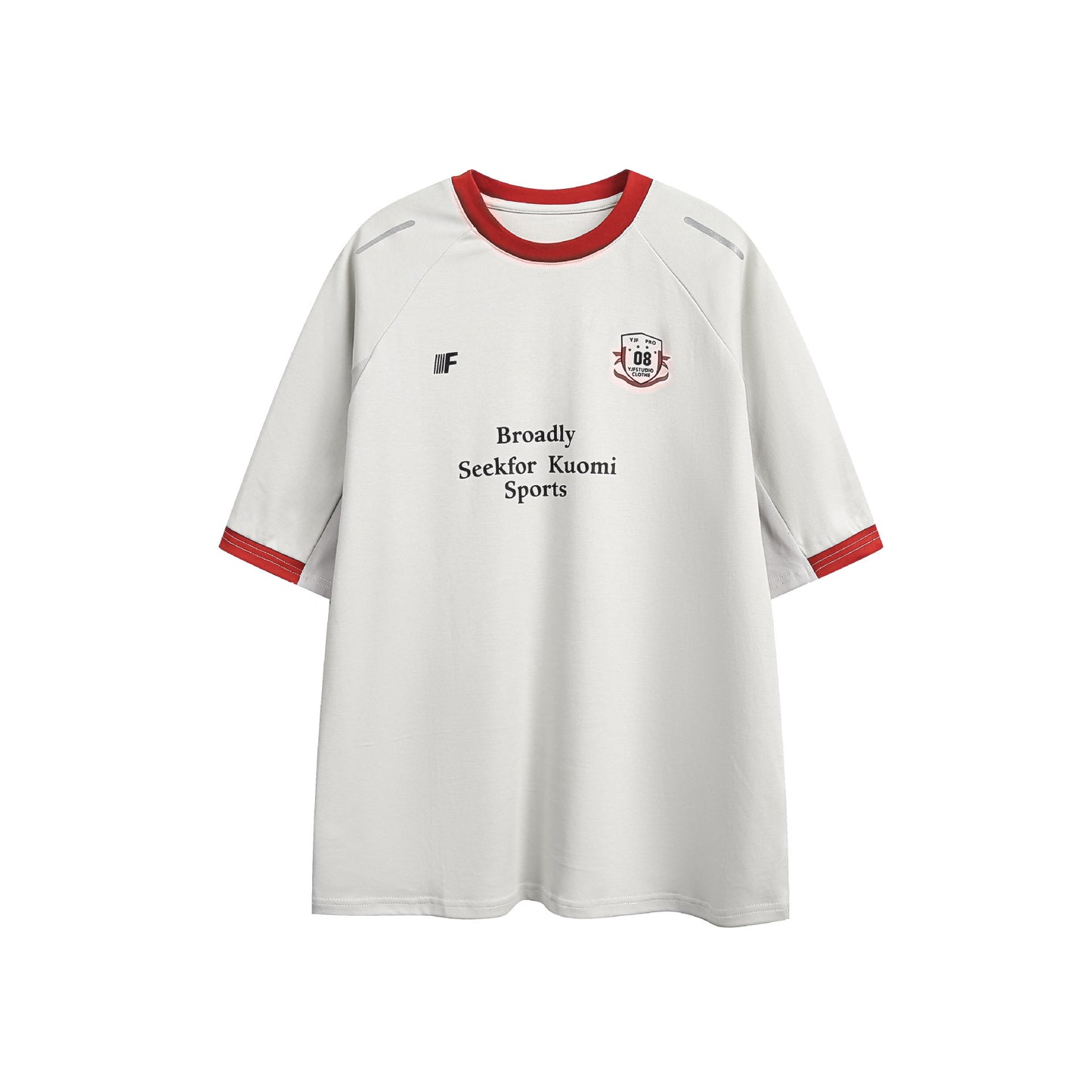 UNIKCOSA Velora Color Blocking Letter Print Short Sleeve 💫