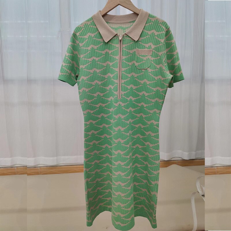 UNIKCOSA Velora Dress Pure Stripe Tencel Ice Silk 💫