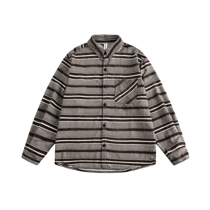 UNIKCOSA Velora Striped Color Block Shirt Longsleeve π«