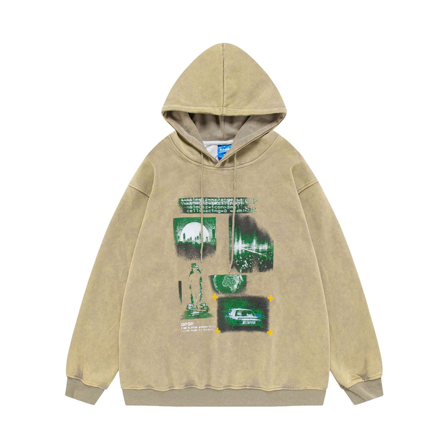 UNIKCOSA RetroMuse Retro Print Couple Hoodie Unisex 💫