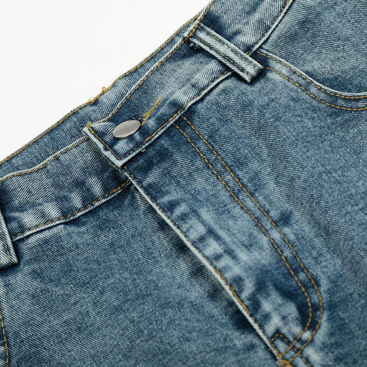 UNIKCOSA Velora Denim Long Pants Street Style Urban π«