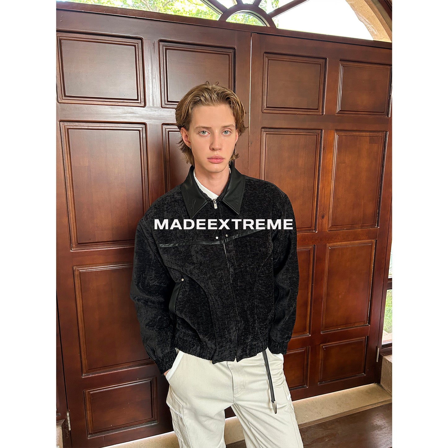 UNIKCOSA Velora Velvet Chenille Blended Jacket Textured π