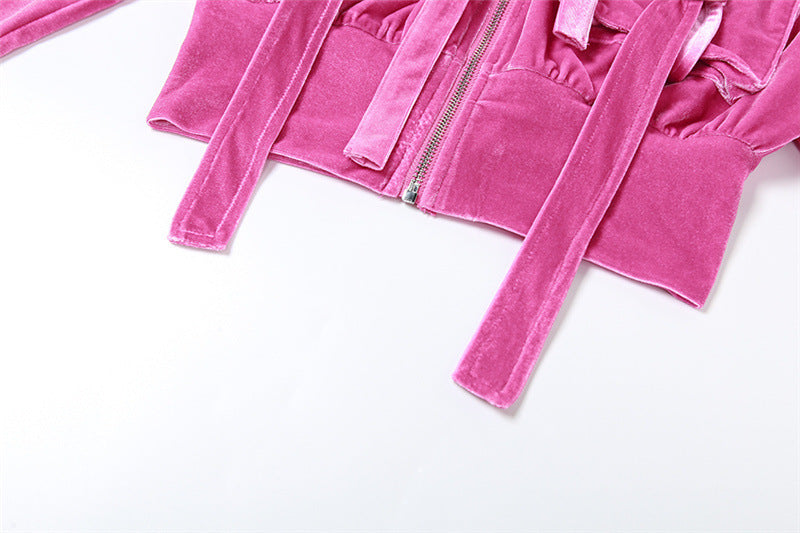 UNIKCOSA Velora Rose Red Pocket Dress Long Sleeve ๐ซ