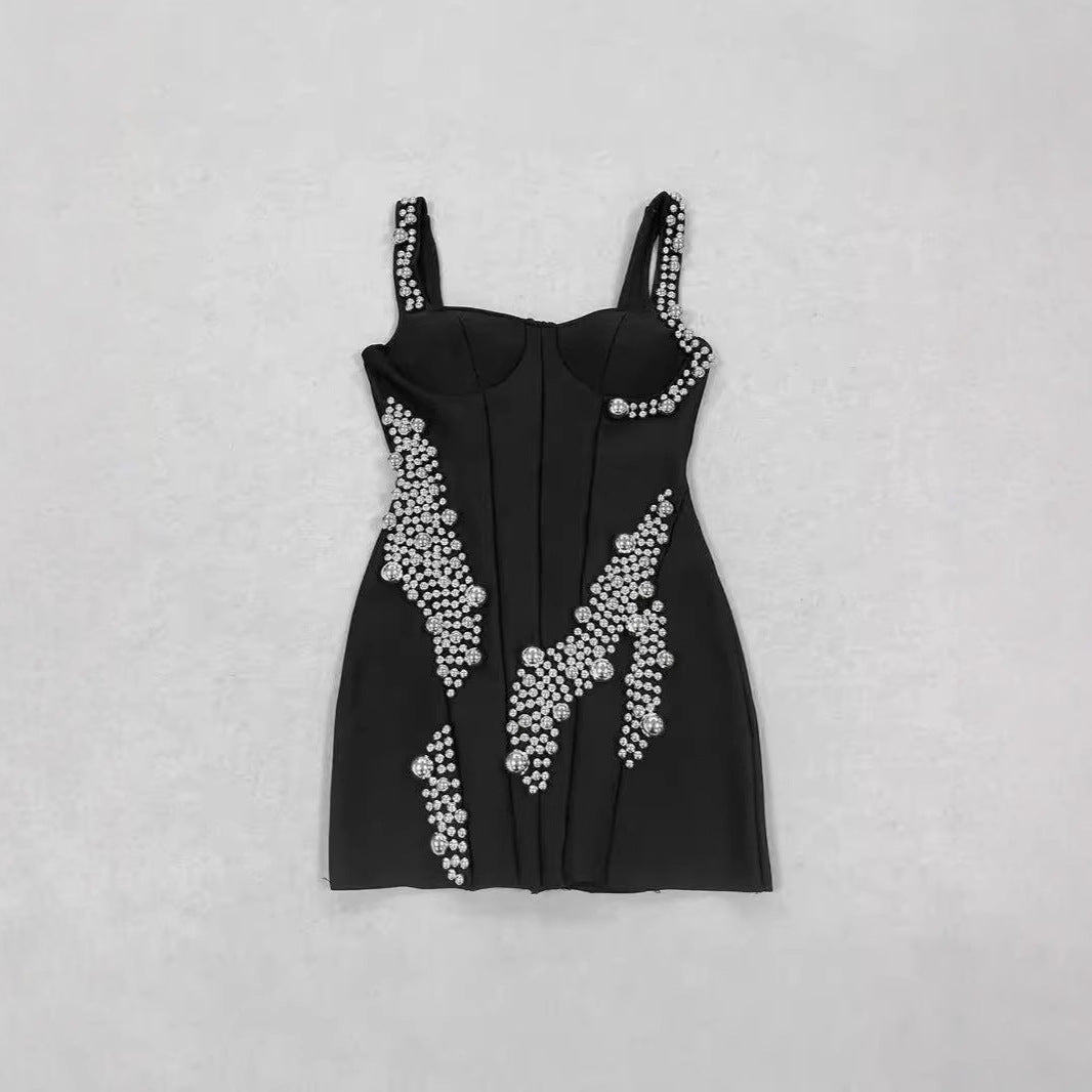 UNIKCOSA NoirFit Suspender Waist Cinching Mini Skirt 💫