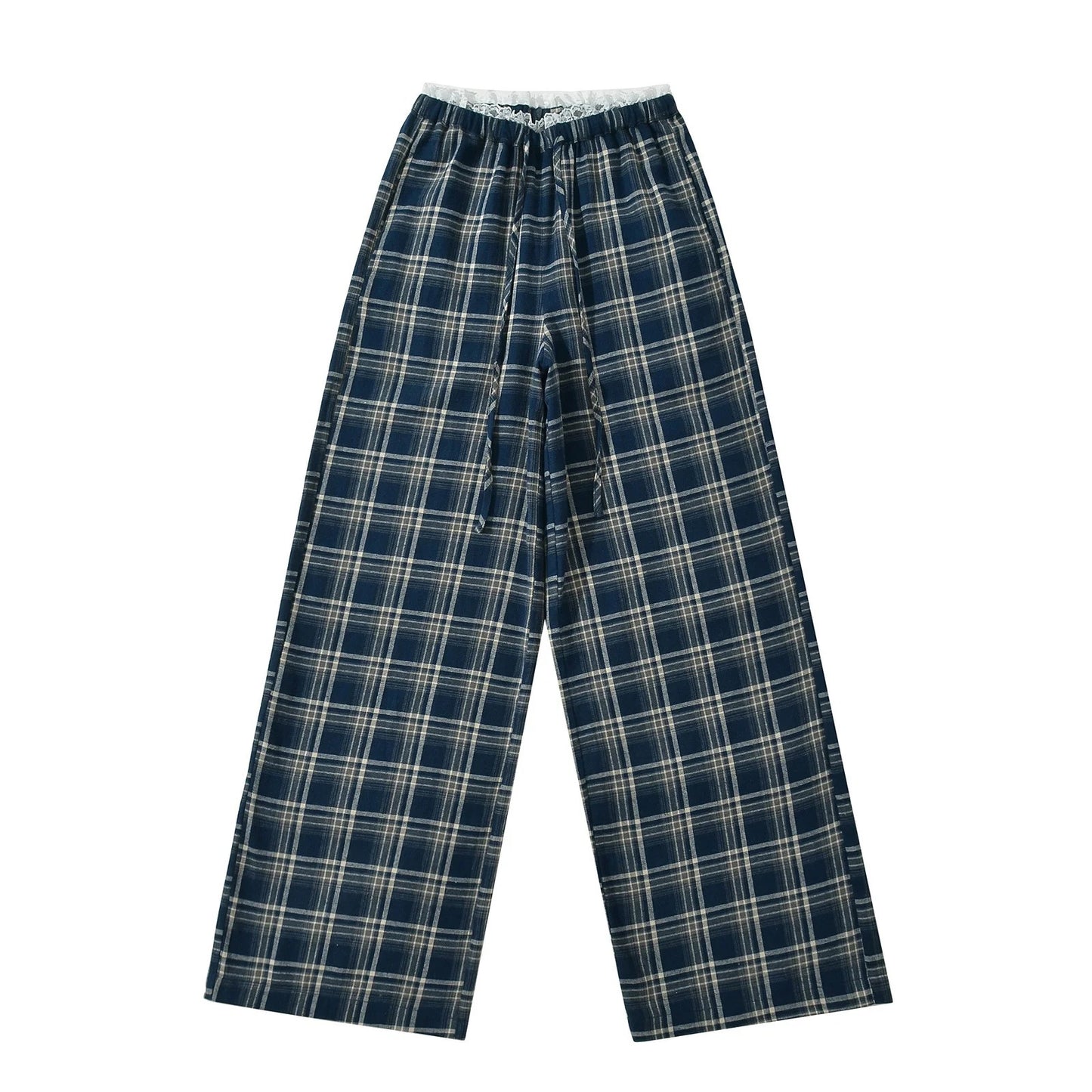 UNIKCOSA UrbanSoul Low-Waisted Plaid Pants For Women π€