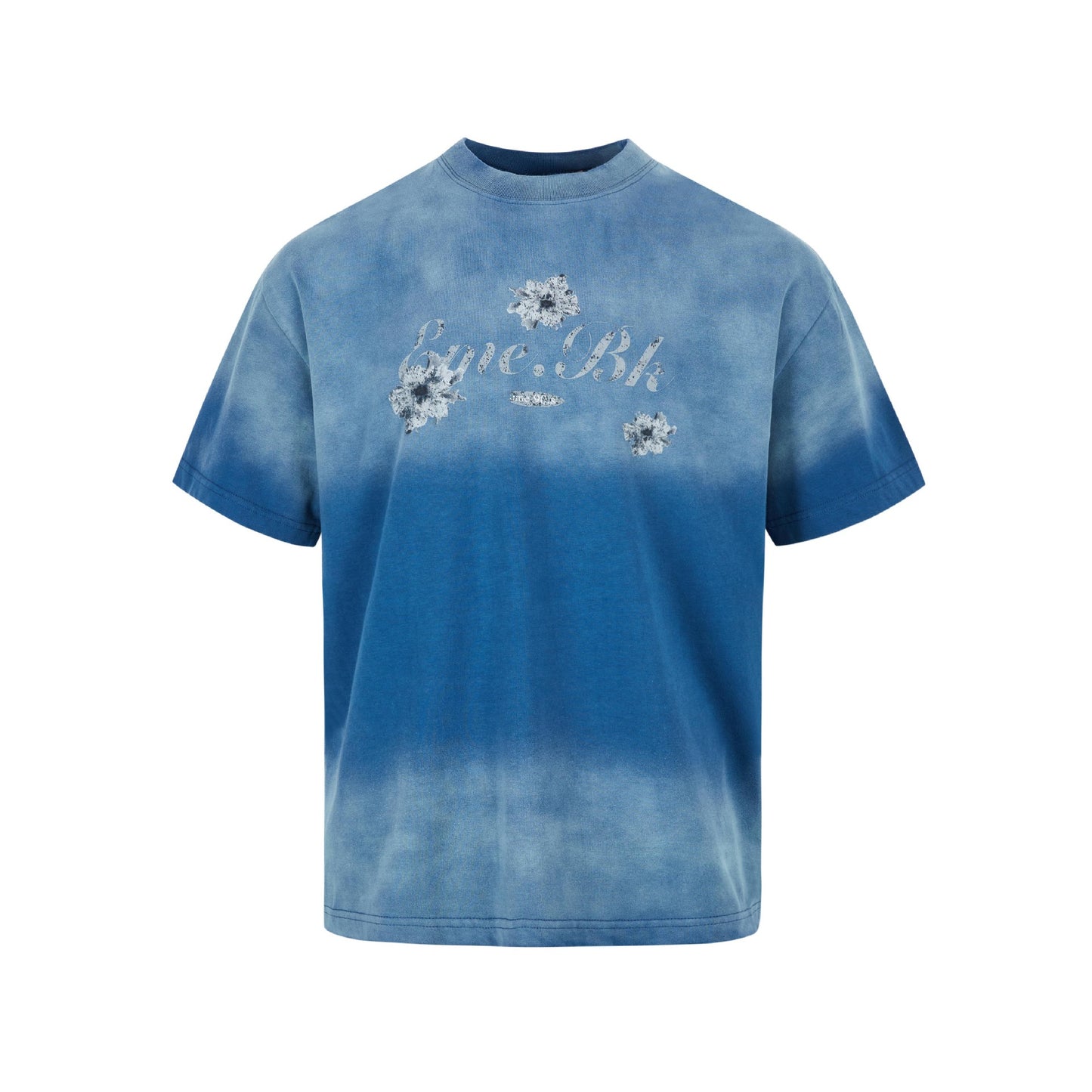 UNIKCOSA UrbanSoul Washed Vintage Spray Tee Short Sleeve 🌆