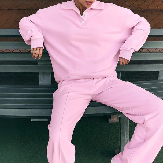 UNIKCOSA LuxeEase Two Piece Tracksuit High Waist Hoodie π«