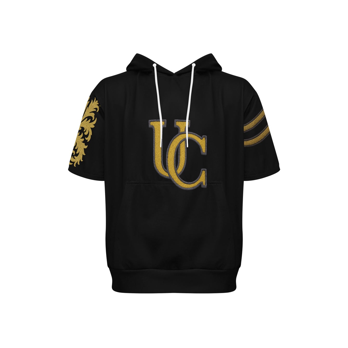 UNIKCOSA UrbanSoul Mens FleeceFlex Short Sleeve Hoodie 🔥