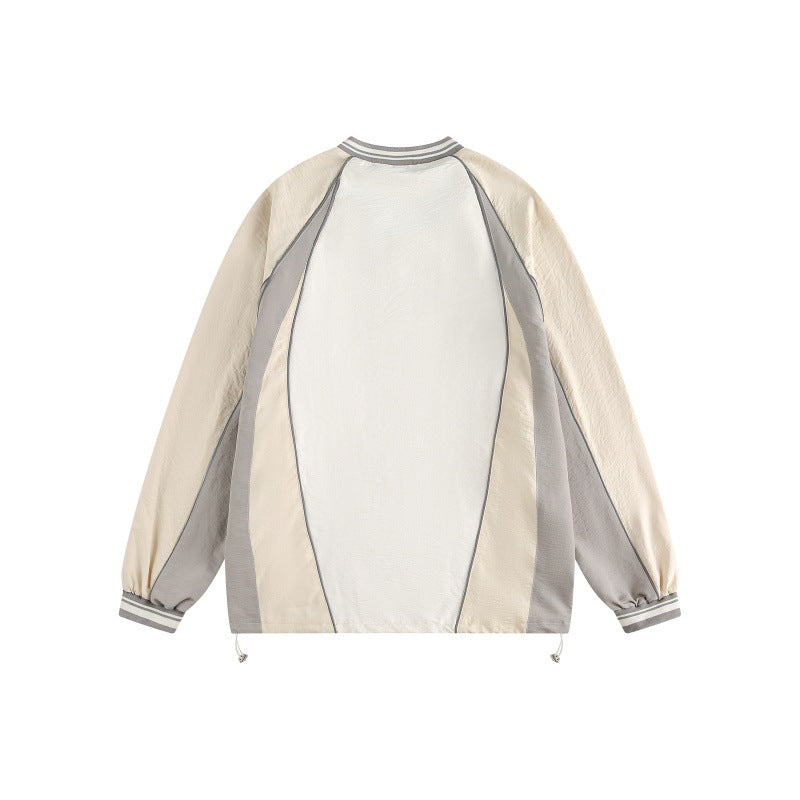 UNIKCOSA Velora Color Block V Neck Sweatshirt Men π«