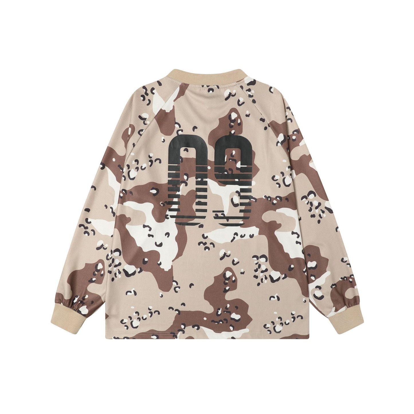 UNIKCOSA LuxeEase Desert Camouflage Long Sleeve T Shirt 🔥