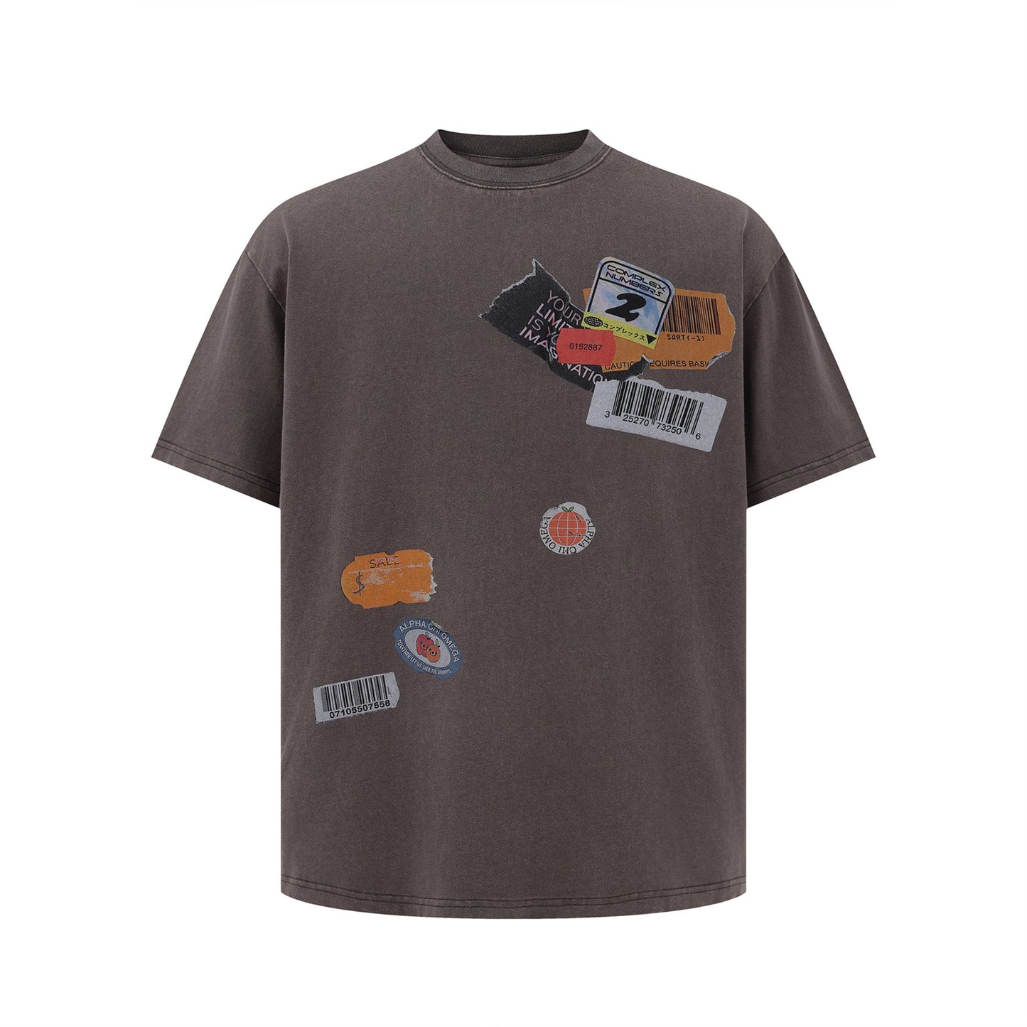 UNIKCOSA UrbanSoul Emblem Washed Short Sleeve Tee 💫