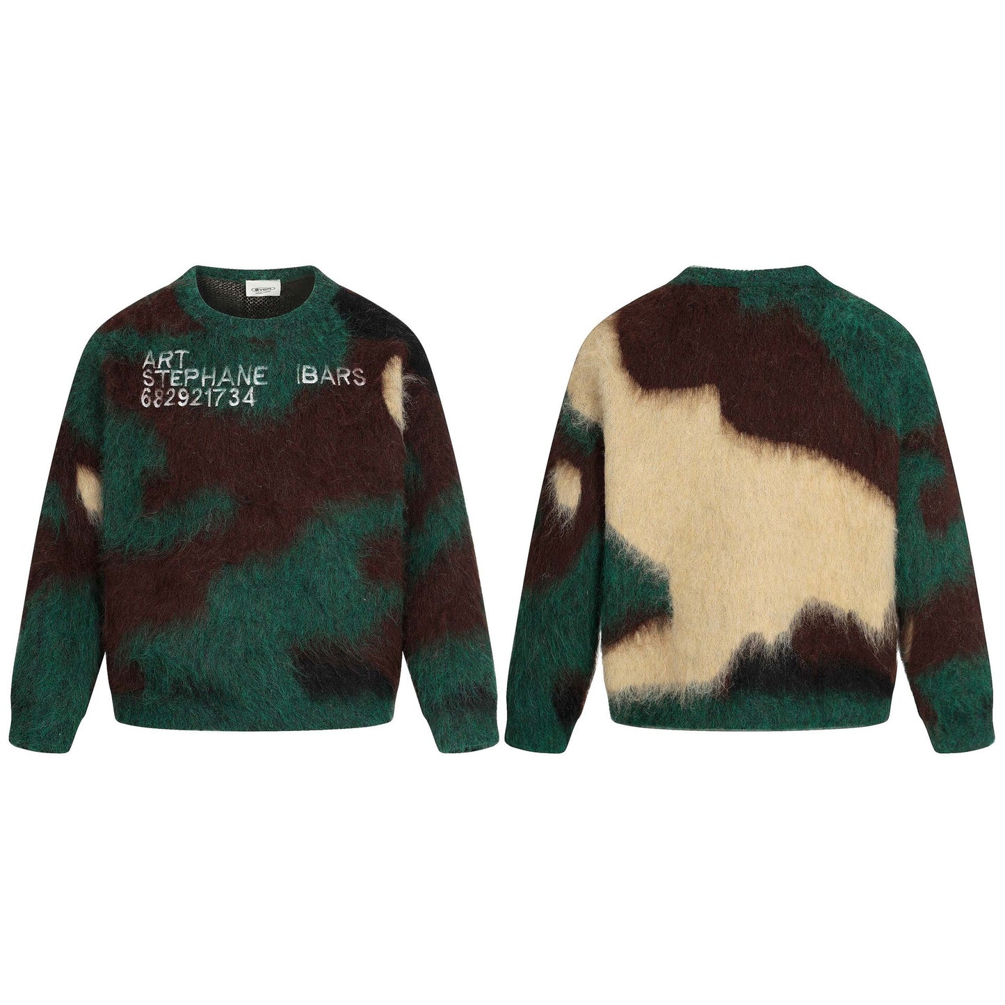 UNIKCOSA StreetFlair Color Block Mohair Sweater π§Ά (Unisex)