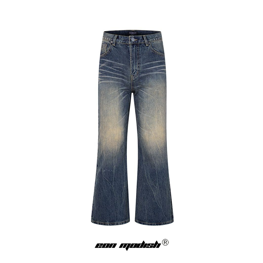 UNIKCOSA Velora Flared Denim Trousers Street Style 💫