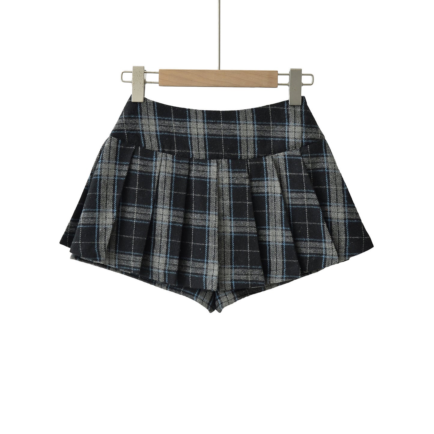 UNIKCOSA Velora Plaid High Waisted Aline Skirt Mini π«