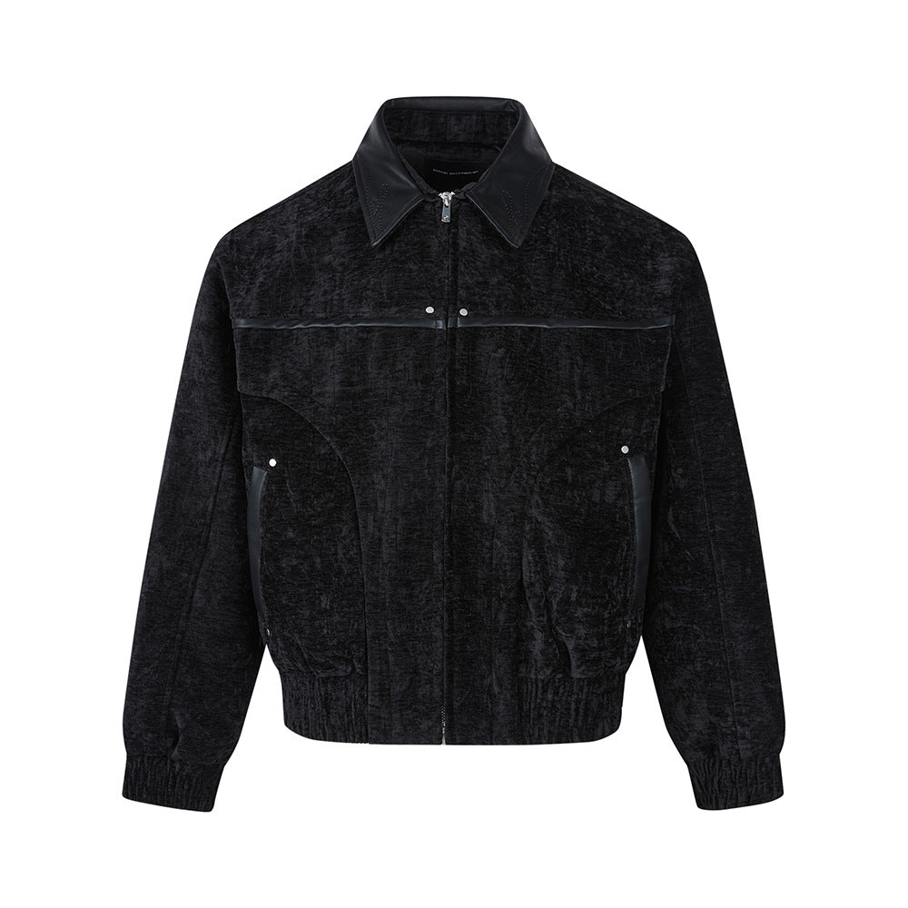 UNIKCOSA Velora Velvet Chenille Blended Jacket Textured π