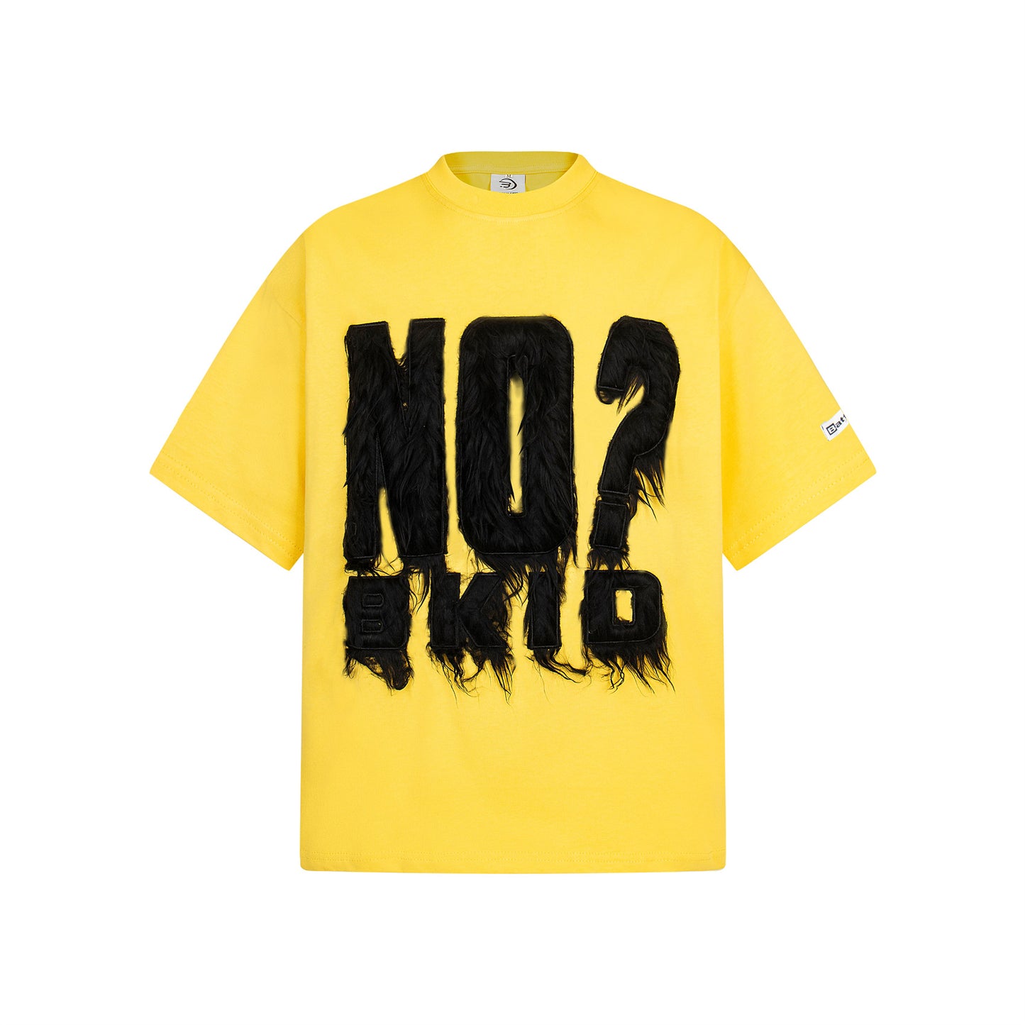 UNIKCOSA StreetCore Embroidered Letter Flock T-Shirt for Men 🖤 (Unisex Fit)