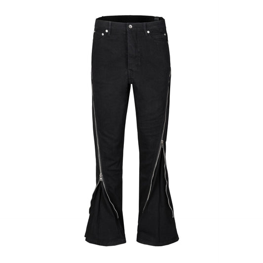 UNIKCOSA Velora ZipFlare Denim Jeans For Men Washed Black 💫