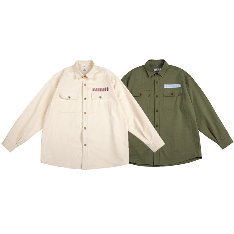 UNIKCOSA UrbanSoul Two-Tone Brushed Cotton Casual Shirt π