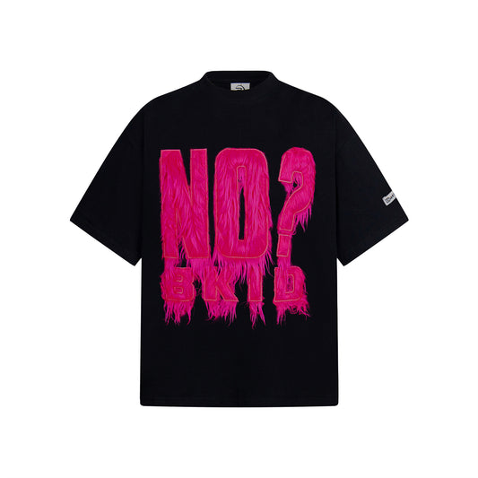 UNIKCOSA StreetCore Embroidered Letter Flock T-Shirt for Men π€ (Unisex Fit)