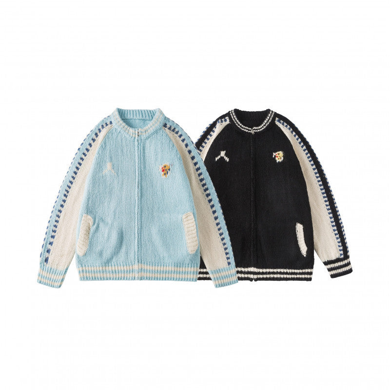 UNIKCOSA Velora Color Block Cardigan Knit Sweater π«