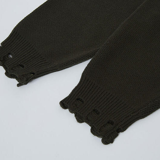 UNIKCOSA StreetVerse Patterned Loose Sweater πͺ©