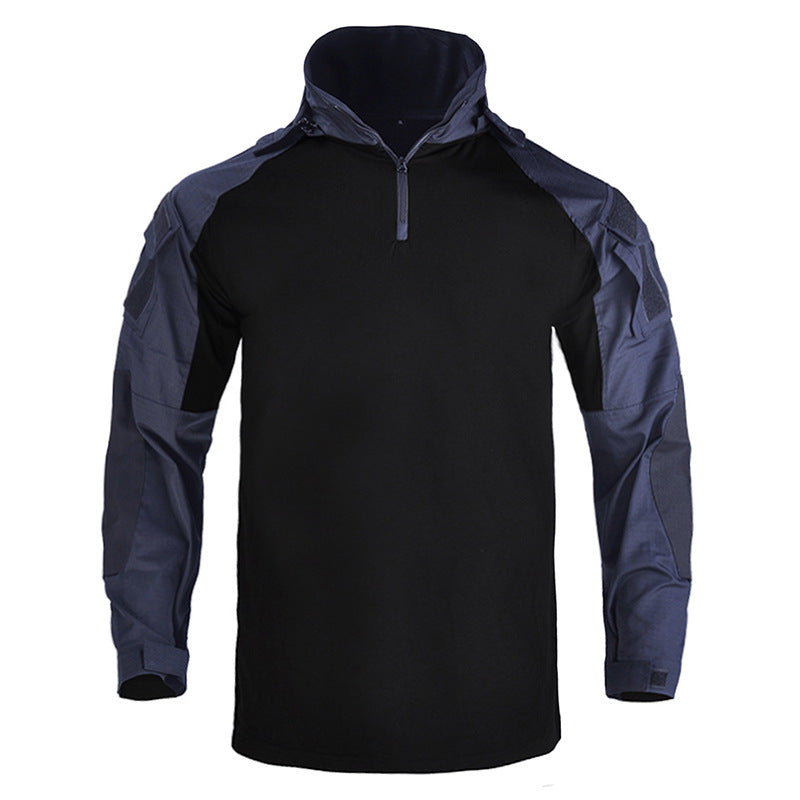 UNIKCOSA Velora Slim Fit Camouflage Tactical Hooded Top π«